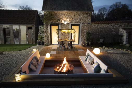 Terrasse Enterree Brasero