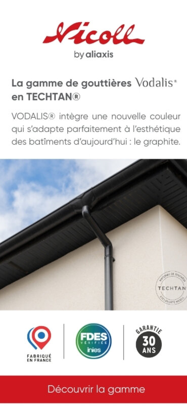 Nicoll - Gouttière Vodalis en Techtan