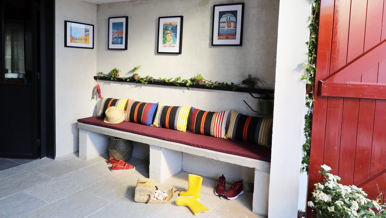 Construire un banc en b�ton