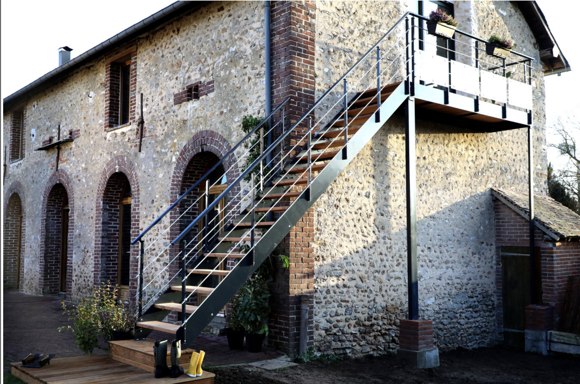 Installer un escalier en kit pour l'ext�rieur