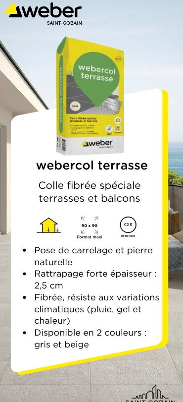 Webercol terrasse